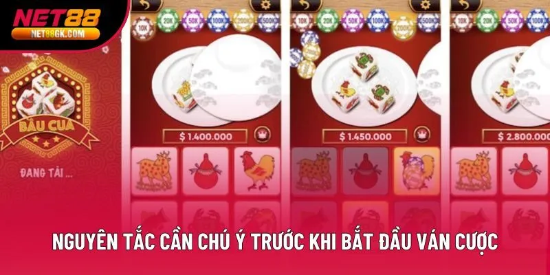 Nguyên tắc cần chú ý trước khi bắt đầu ván cược